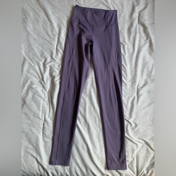 Girlfriend Collective Compressive High Rise Legging Dahlia Purple Size XS - Picture 3 of 10
